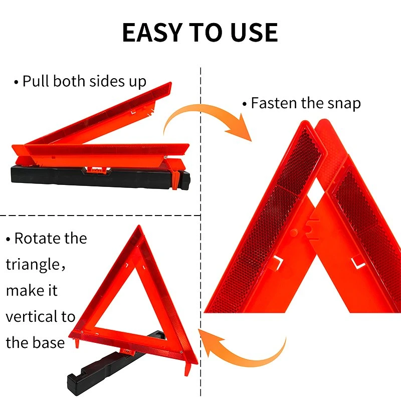 How To Use Reflective Warning Triangles