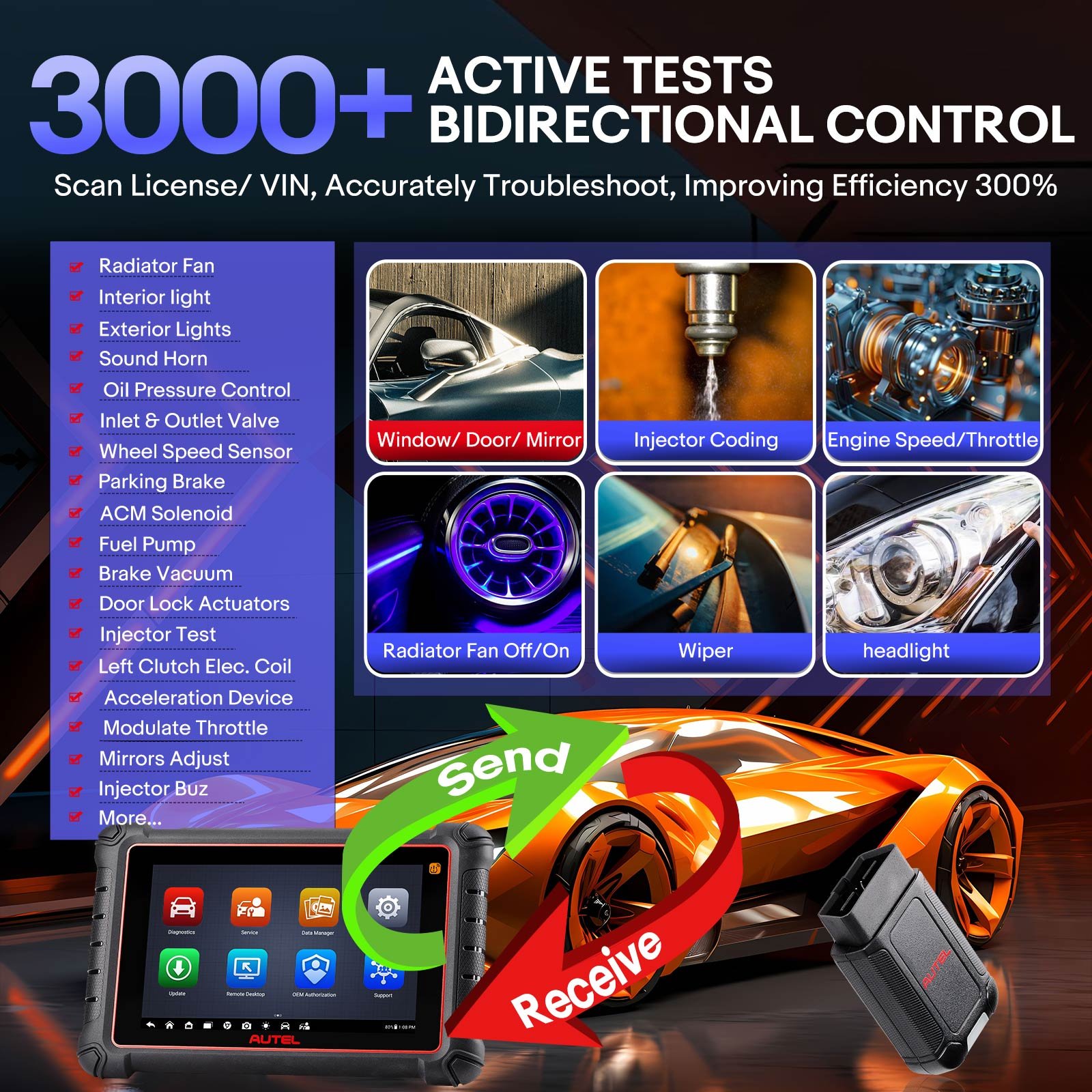 Autel MaxiCOM MK808TS Troubleshooting