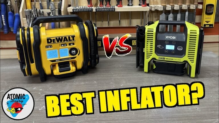 DeWalt 20V Inflator Vs Ryobi One+