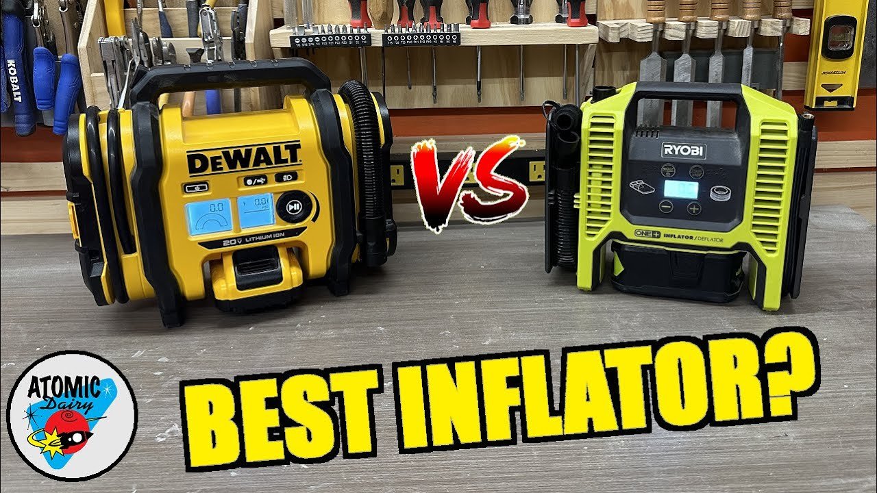 DeWalt 20V Inflator Vs Ryobi One+