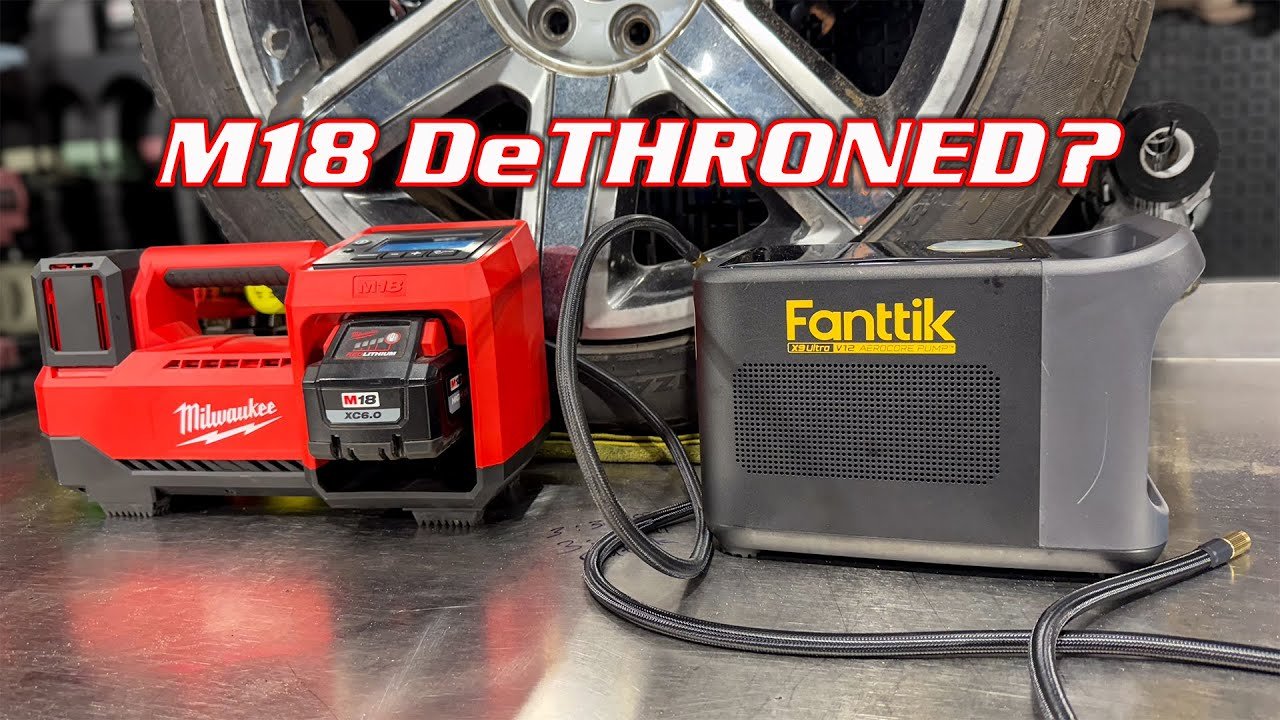 Milwaukee Vs Fanttik Inflator