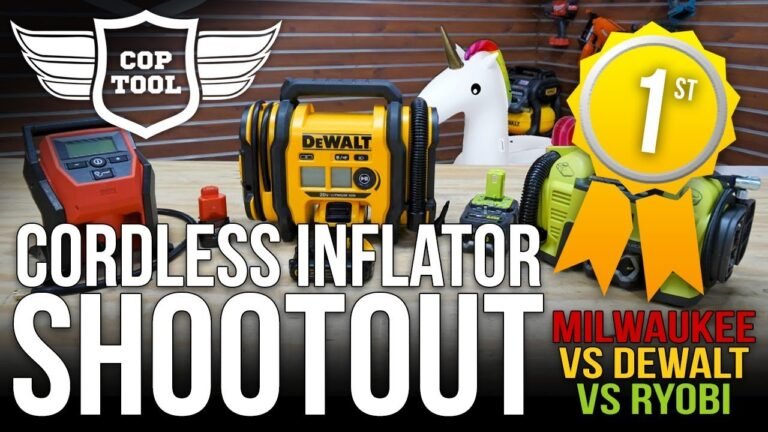 Ryobi Vs Dewalt Inflator