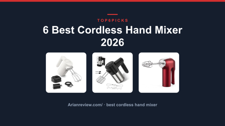 6 Best Cordless Hand Mixer 2026