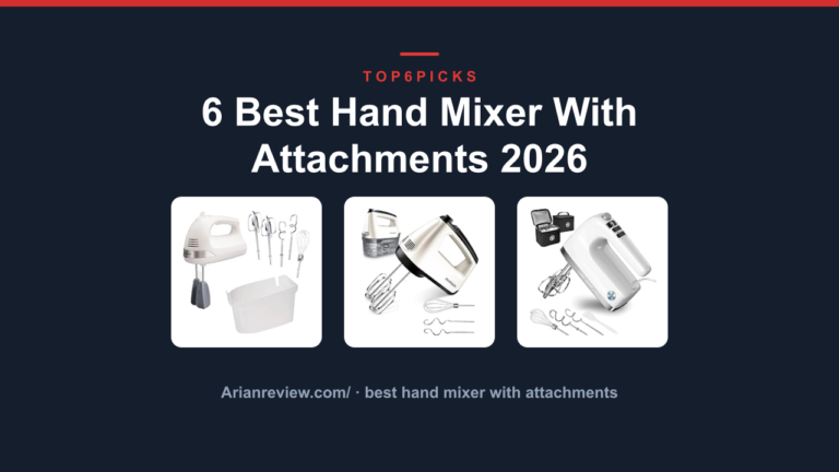 6 Best Hand Mixer With Attachments 2026