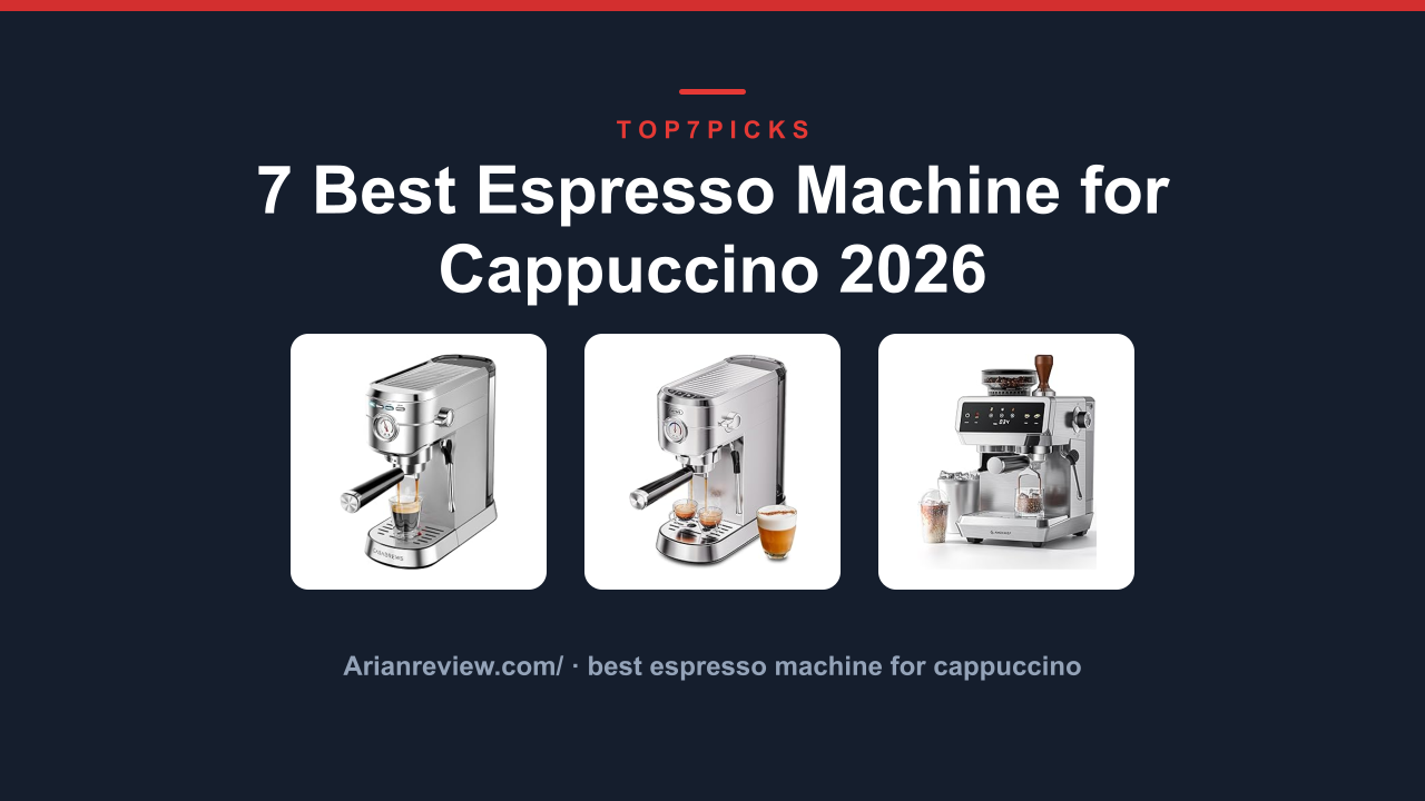 7 Best Espresso Machine for Cappuccino 2026