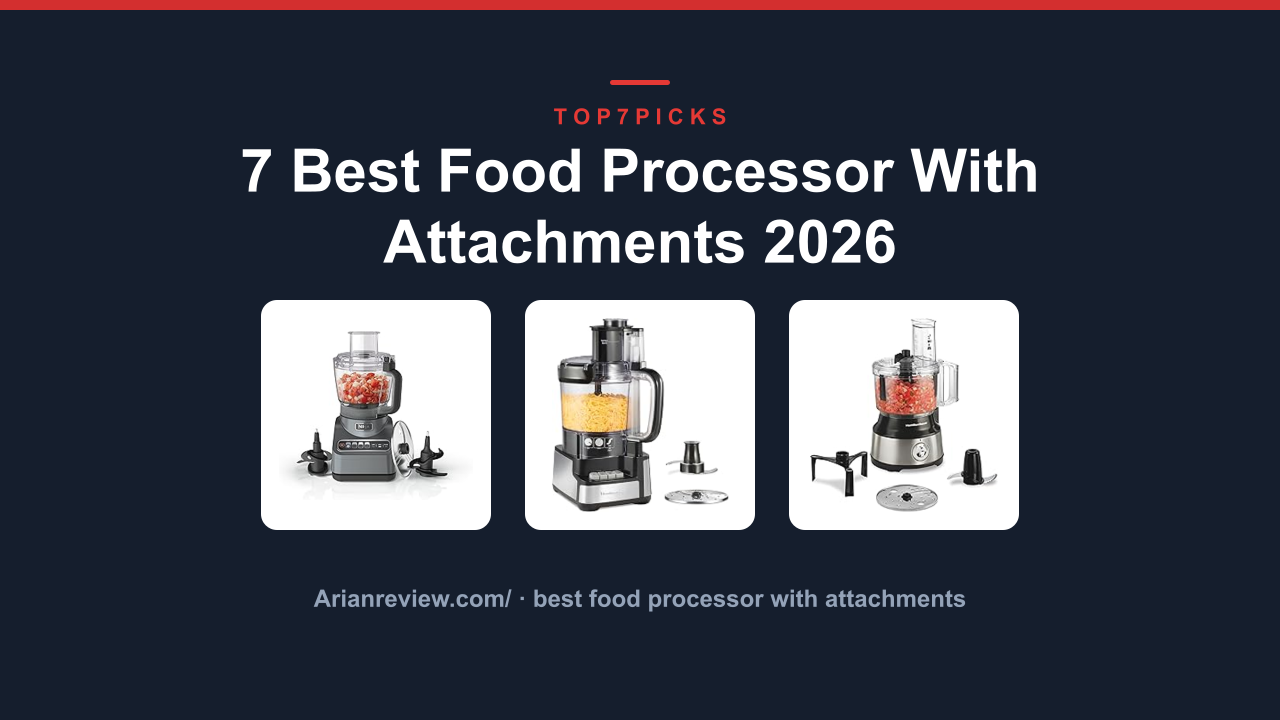7 Best Food Processor With Attachments 2026