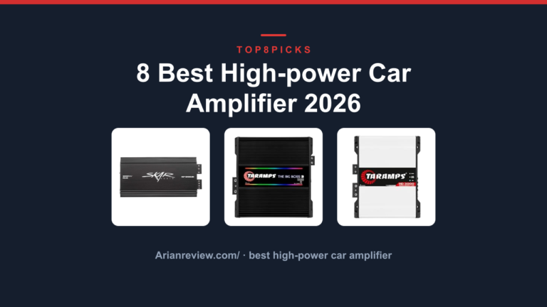 8 Best High-power Car Amplifier 2026