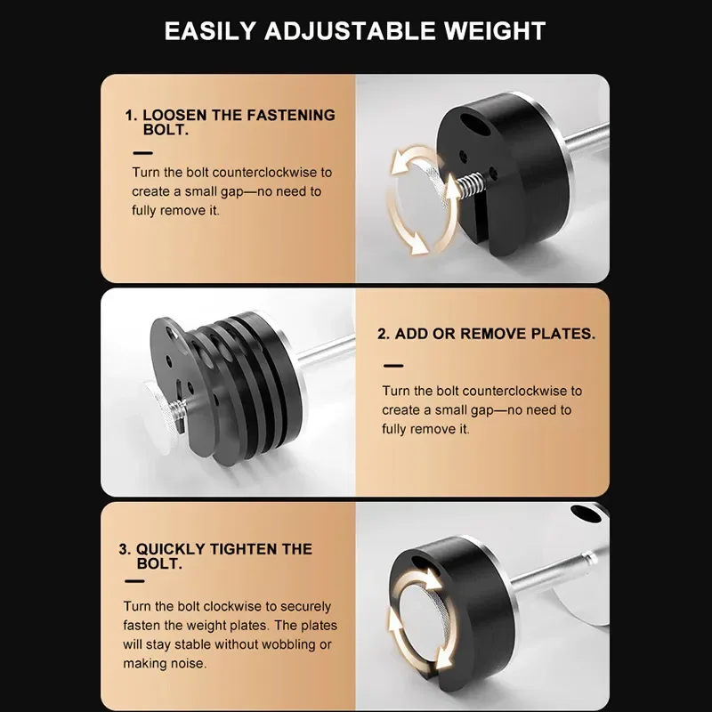 Adjustable dumbbells mechanics