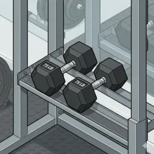 Adjustable dumbbells space saving