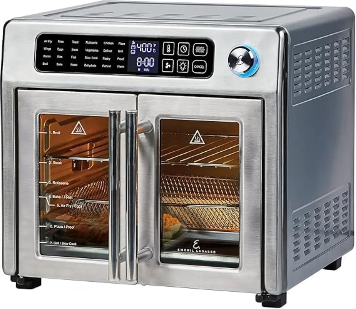 Air Fryer Toaster Oven Controls
