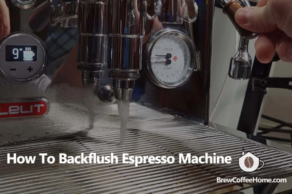 backflushing espresso machine