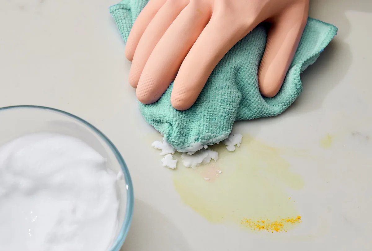 Baking Soda Paste for Tough Stains