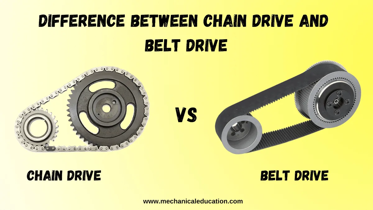 belt drive vs chain drive