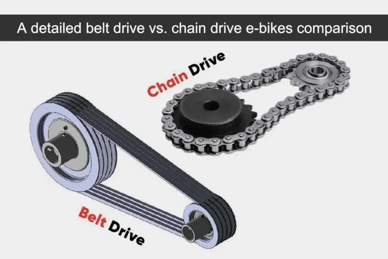 belt drive vs chain drive
