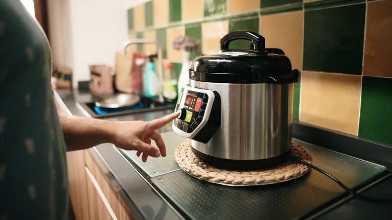 built-in cook timer
