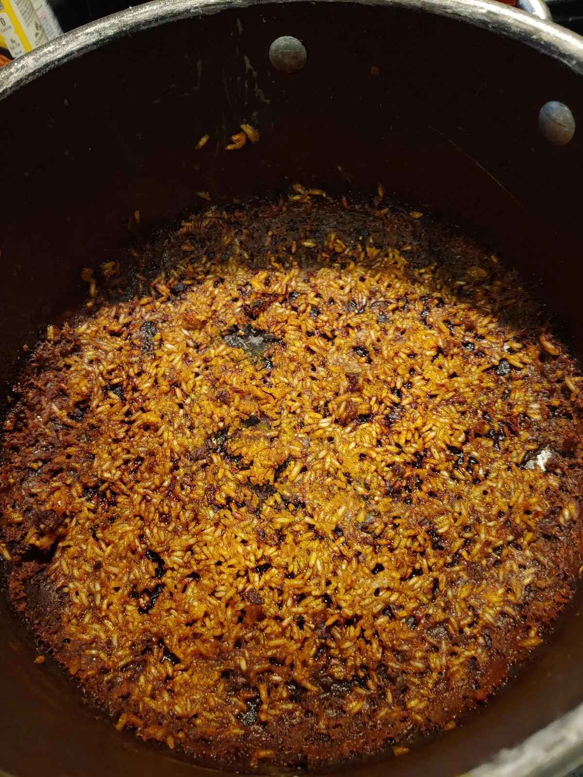 burnt-on rice
