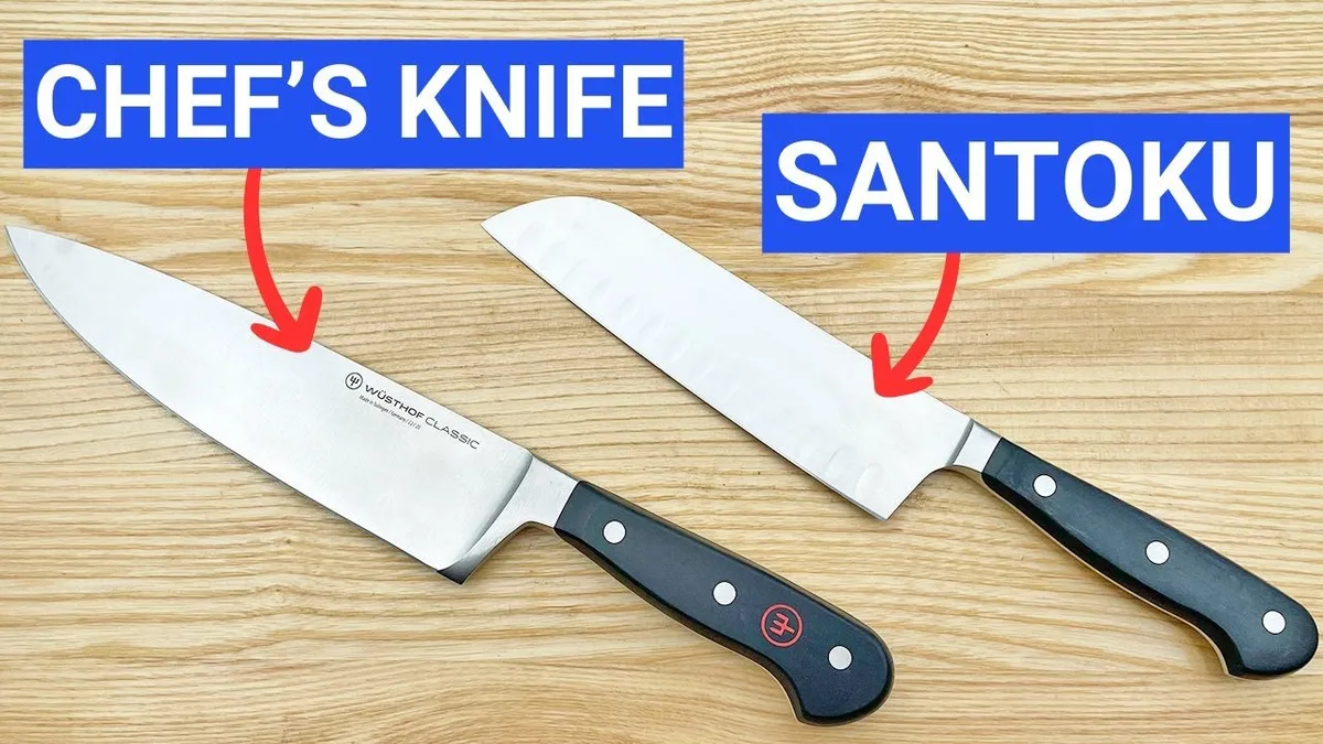 Chef's Knife vs. Santoku Knife