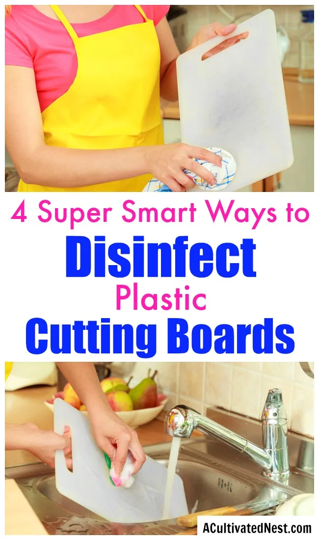 Disinfecting Plastic and Composite Boards