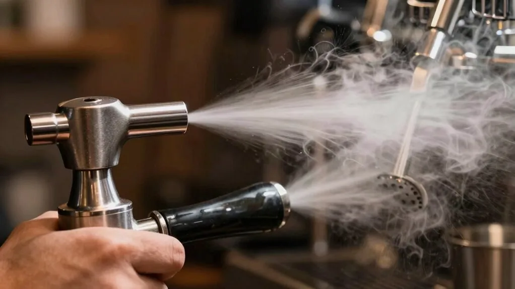espresso machine steam wand