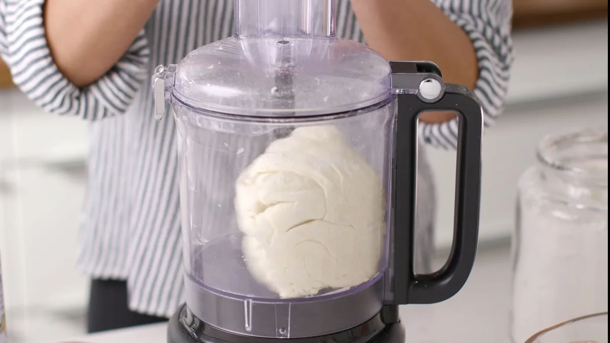 food processor dough making