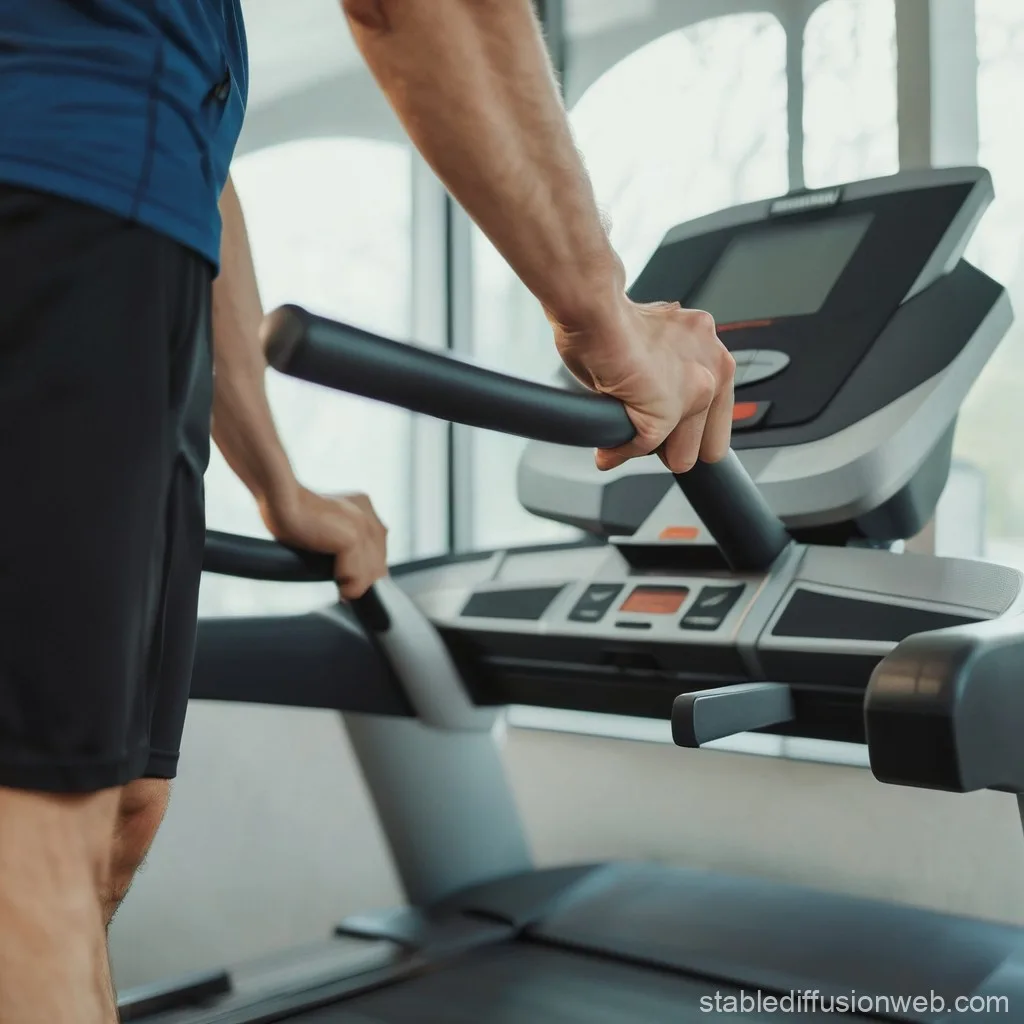 gripping treadmill handlebars mistake