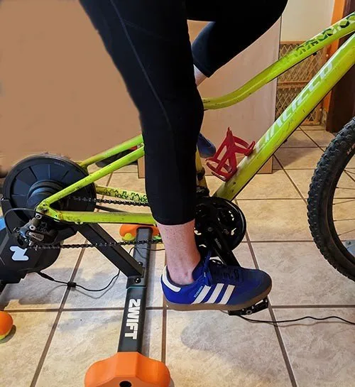 heel-on-pedal test
