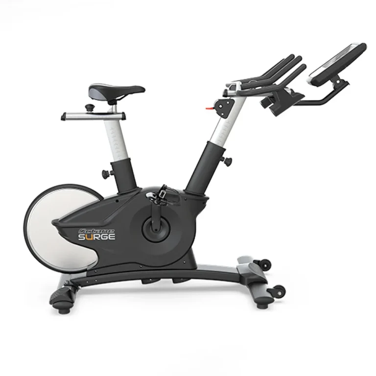 How high should a spin bike seat be