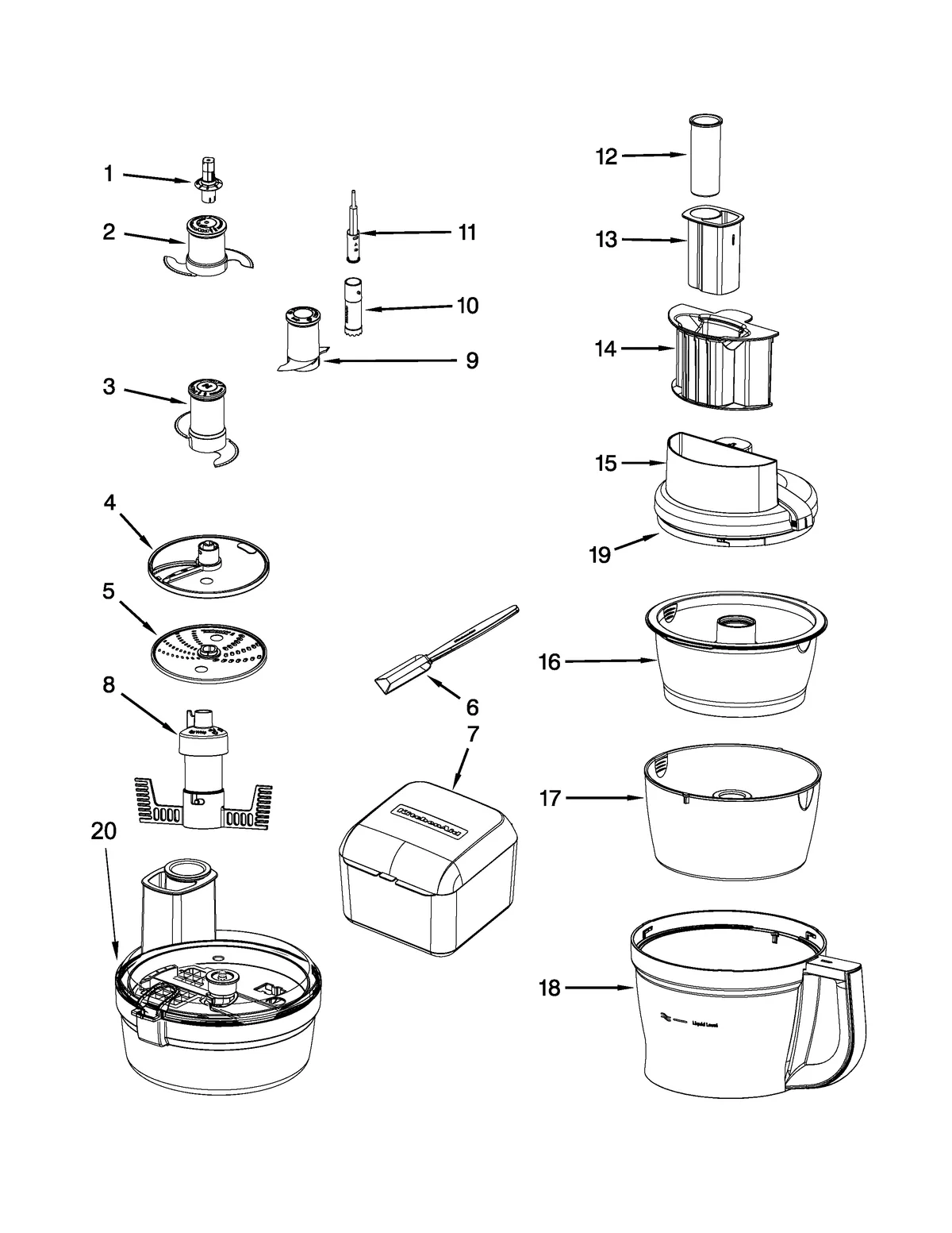 how to assemble a food processor