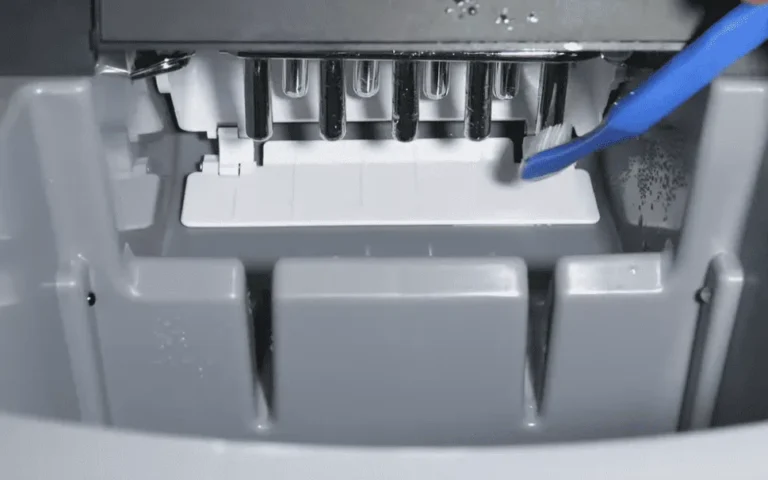how to clean a countertop ice maker