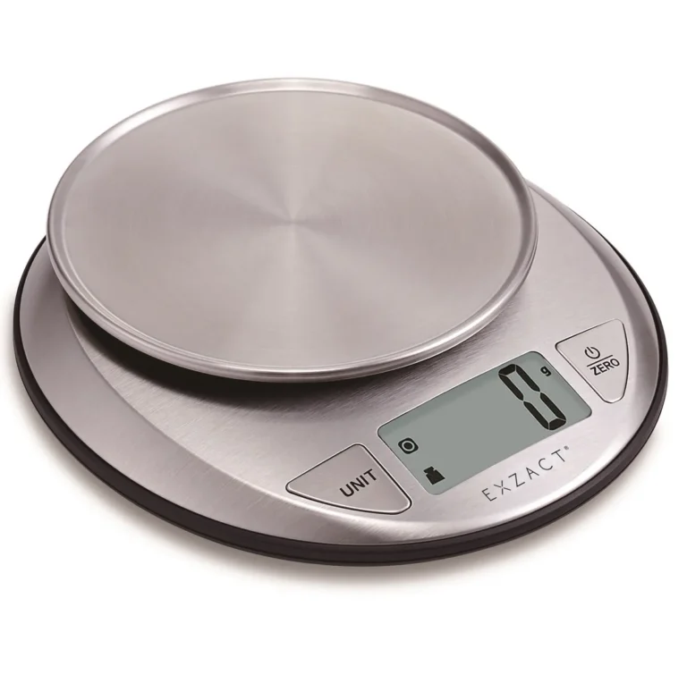 how to clean a kitchen scale