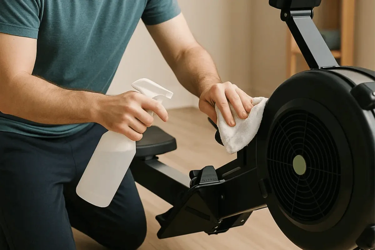 How to clean a rowing machine