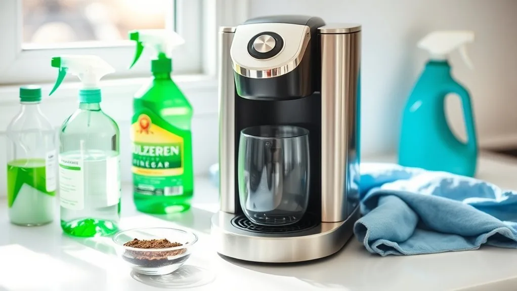 how to clean a single serve coffee maker