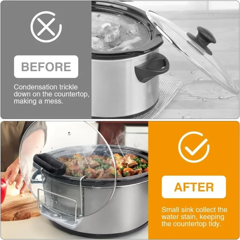 how to clean a slow cooker lid