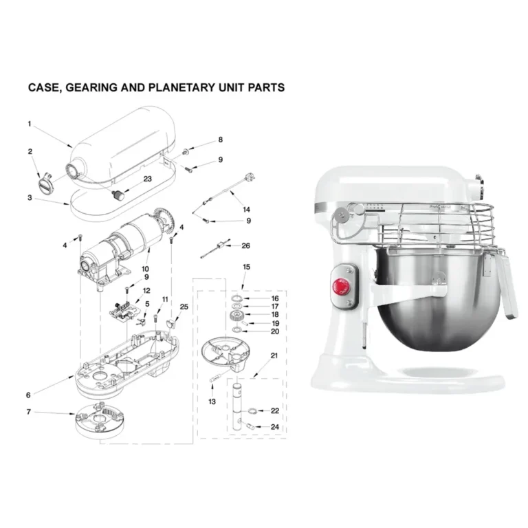 how to clean a stand mixer