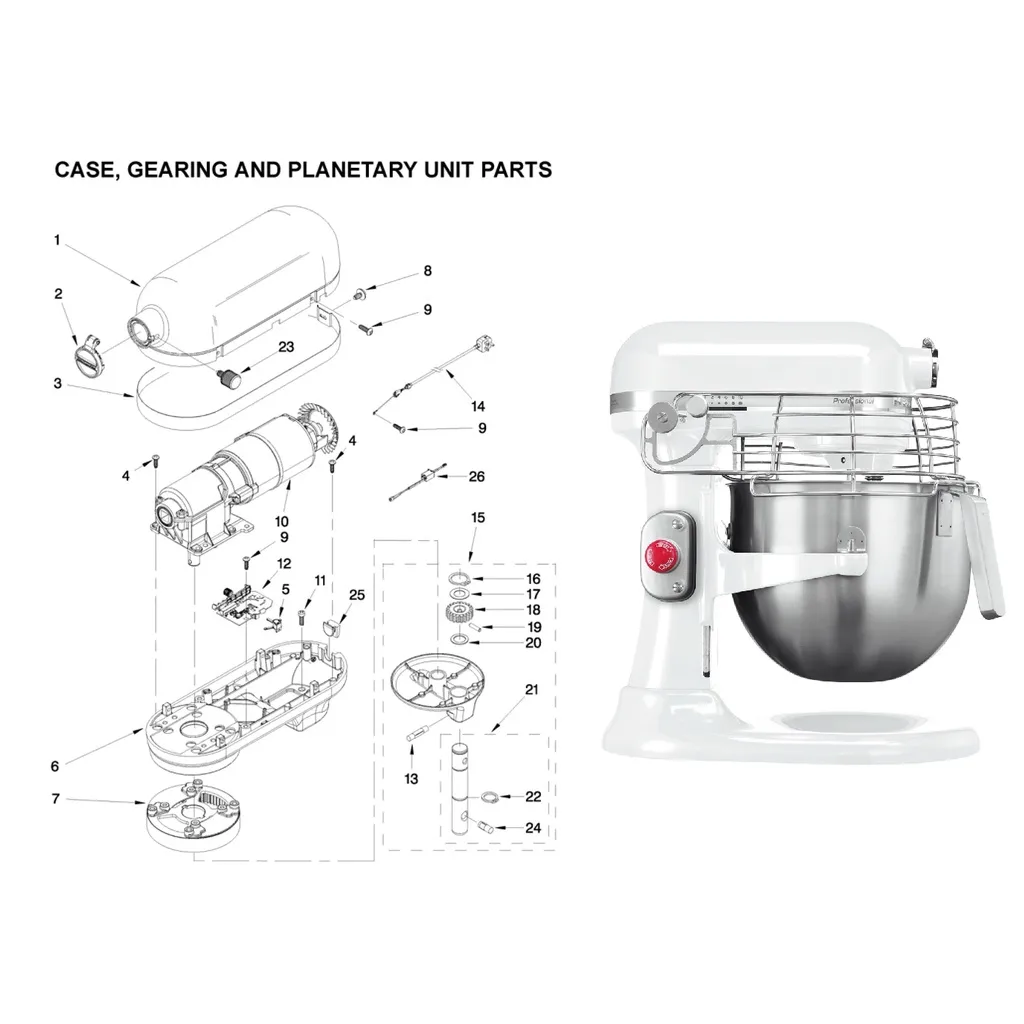 how to clean a stand mixer