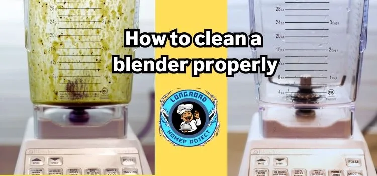 how to clean blender blades