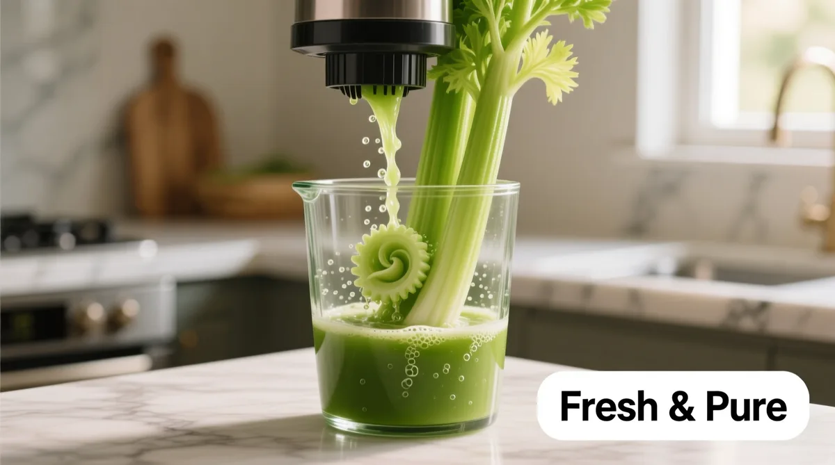 how to juice celery