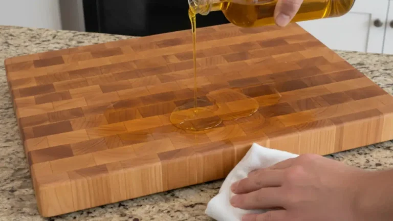 how to maintain a wooden cutting board