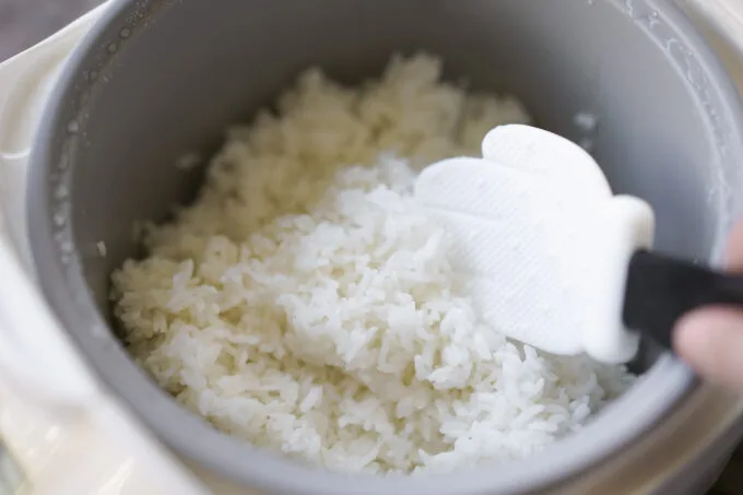 how to prevent rice from sticking in rice cooker