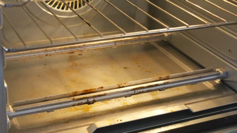 how to remove grease from toaster oven