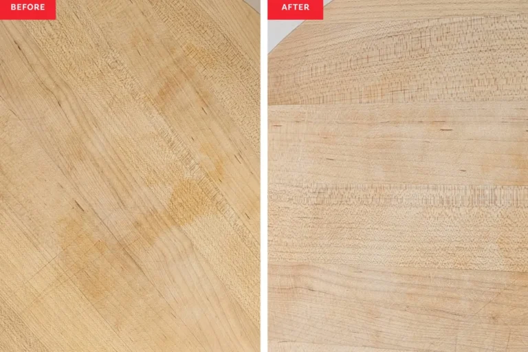 how to remove stains from cutting board