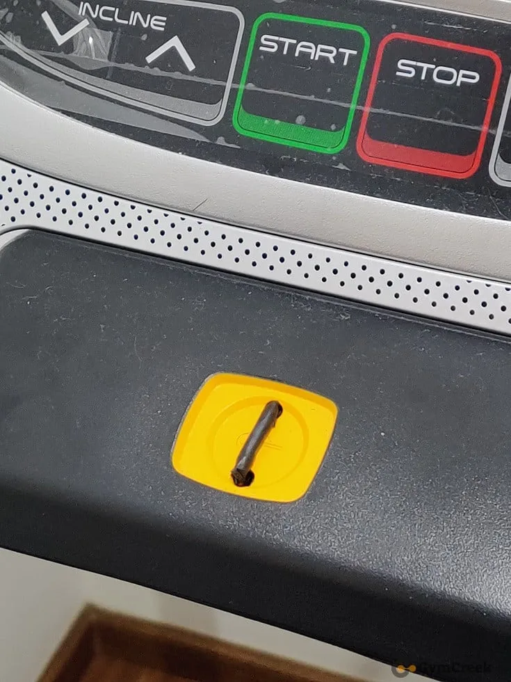 how to reset a treadmill
