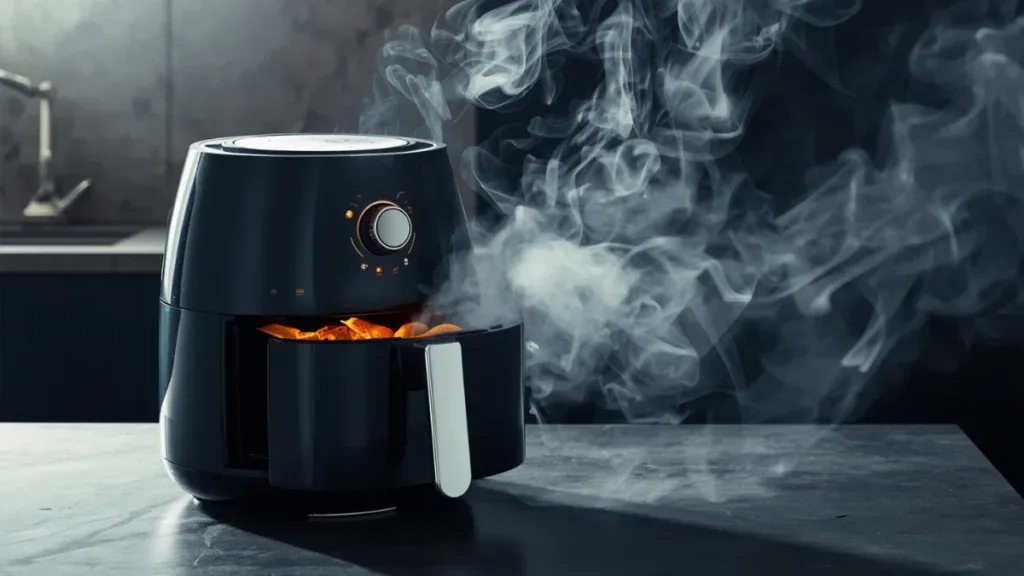 how to stop an air fryer from smoking
