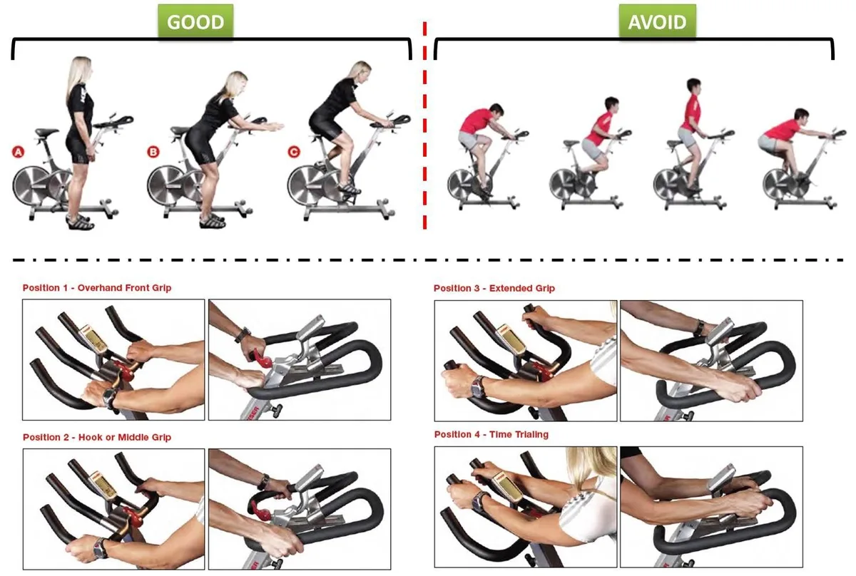 How to use a spin bike correctly