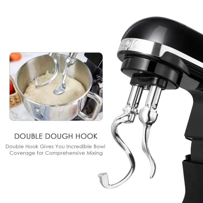 how to use a stand mixer dough hook