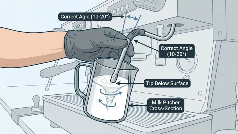 purging steam wand