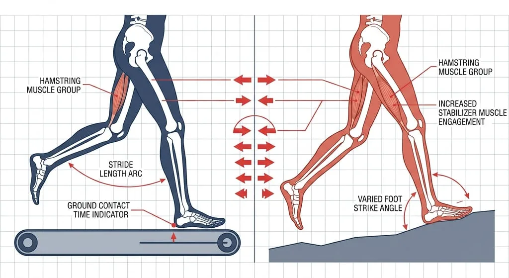 Running gait adaptation