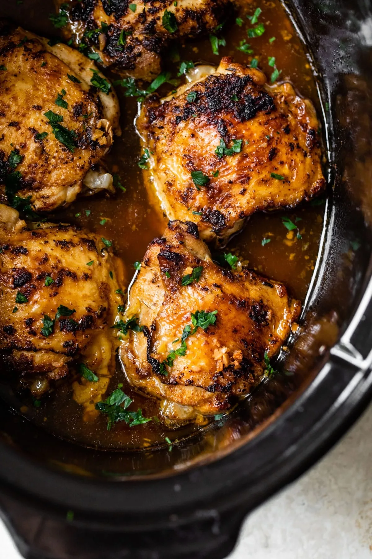 slow cooker chicken thighs