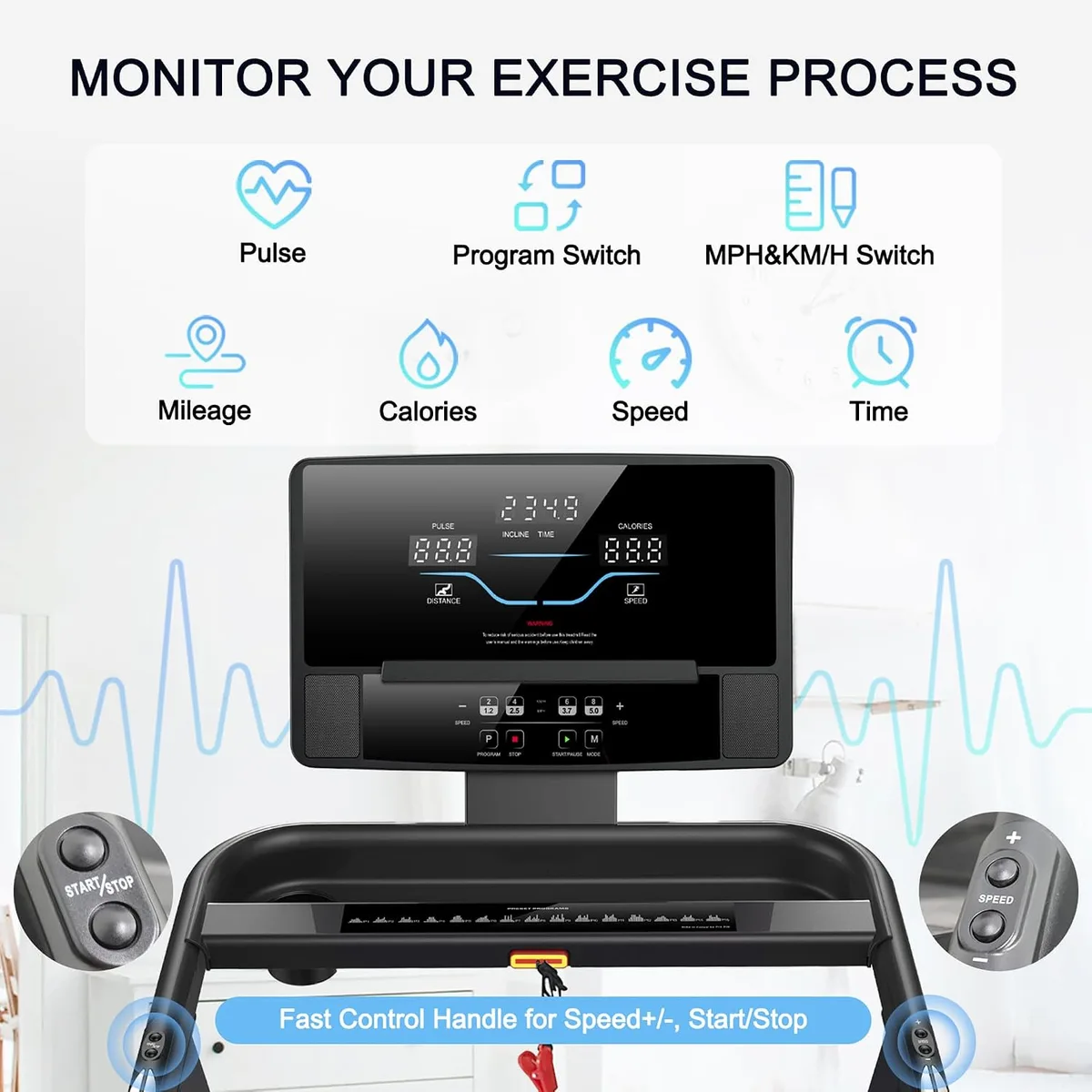 treadmill incline feature