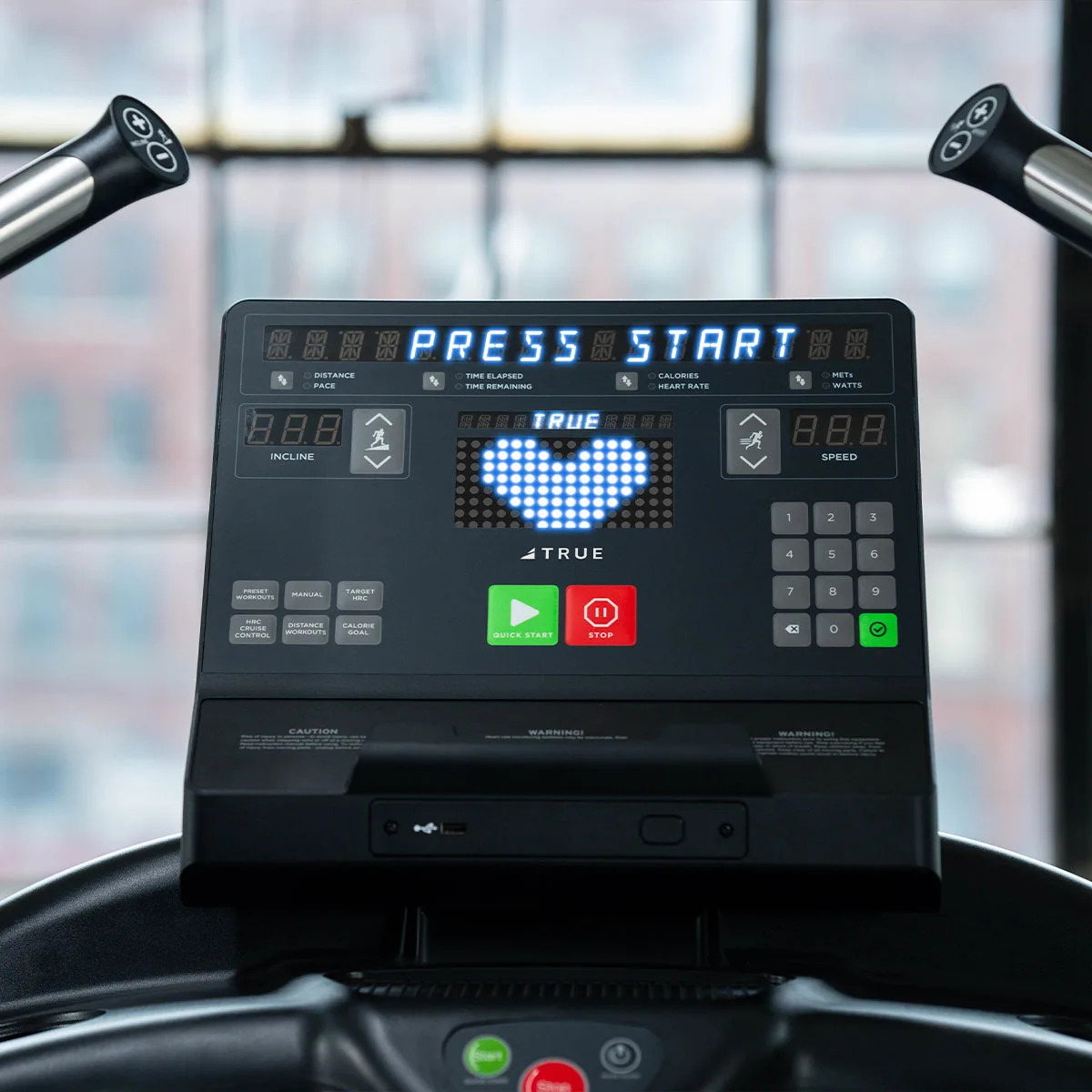 treadmill speed controls